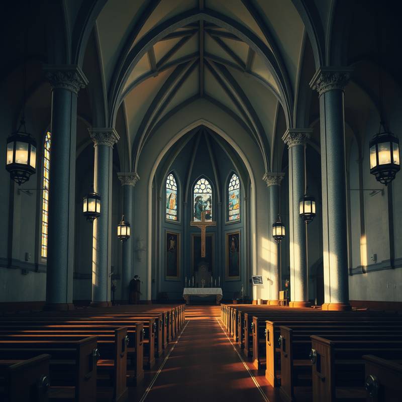 Innenaufnahme einer Kirche