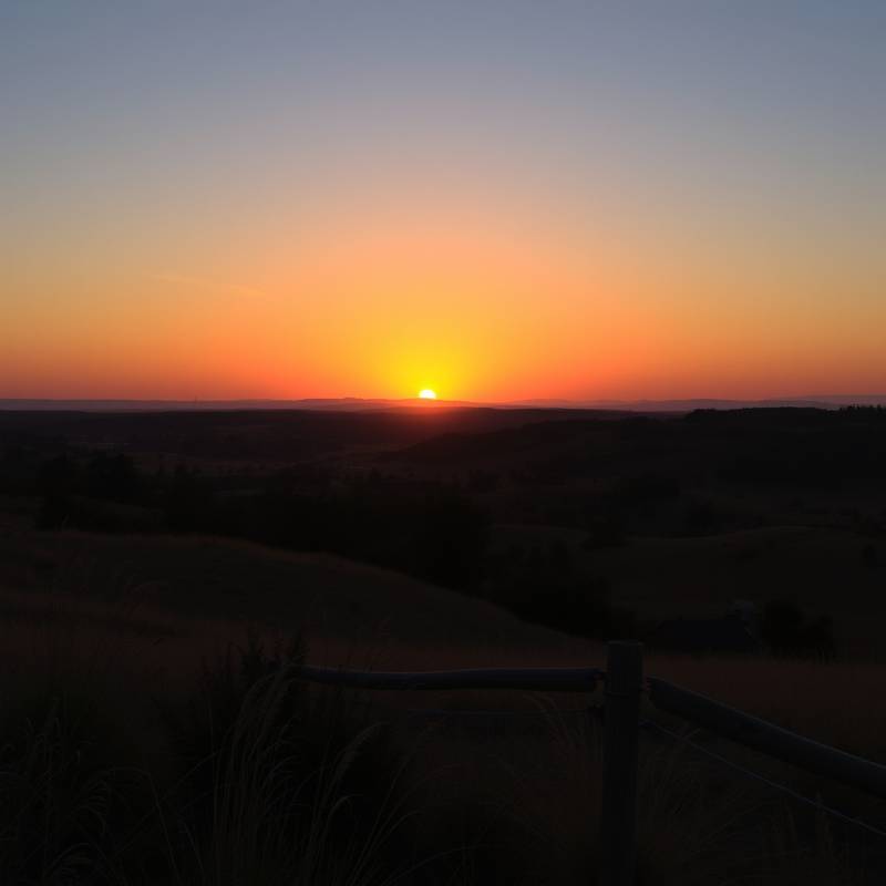 Landschaftsfotografie bei Sonnenuntergang